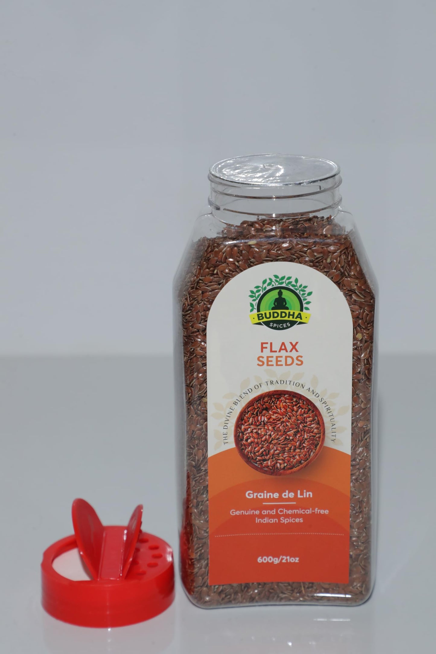 Buddha Spices Inc. Flax Seeds - 600G - 21 Oz)