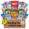 Hangry Kits Sending a Giant Hug Gifts For Men And Women - Send-A-Hug Gift Basket Care Package for Men, To A Friend Or Loved One