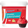 Bakerpan Premium Rolled Red Fondant For Cake Decorating - 2 Pounds, Vanilla Flavor