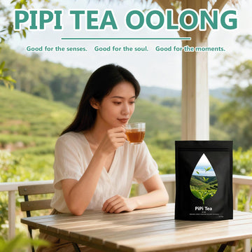 Pipi Tea Pipi Oolong Te Extra Value 4g*25 Bags Selected Tea Leaves Cortisol & Calming Tea for Stress Relief Vegan Non-GMO (1)