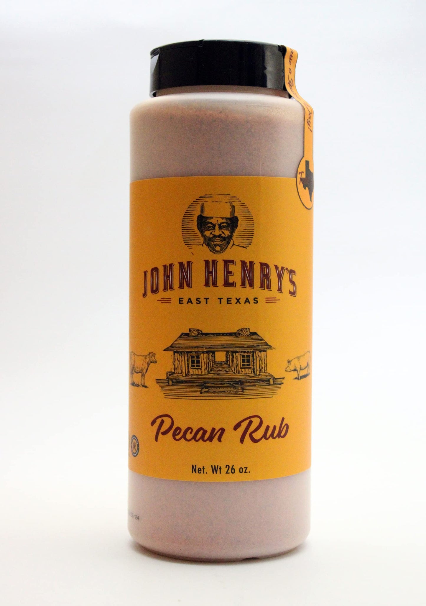 John Henry s Texas Size Pecan Rub BBQ Seasoning - 26 Ounce