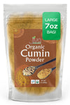 Jiva Organics Organic Ground Cumin Powder 7 Ounce - 100% Pure & Non-Gmo (Ground Cumin Seeds)