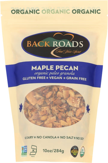 Back Roads Organic Maple Pecan Granola, 10 Oz