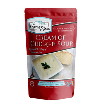 Moms Place Gluten Free & Dairy Free Cream of Chicken Soup Mix, Equal to 2 Cans of Condensed Soup