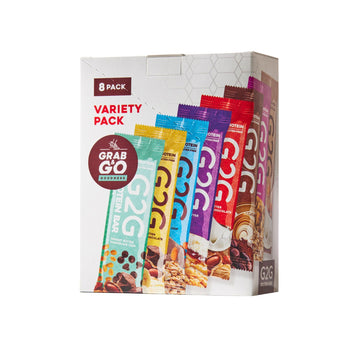 G2G Protein Bar, 8 Flavor Variety Pack, High Protein, Gluten-Free, Healthy Snack, Delicious Meal Replacement, Clean Ingredients,