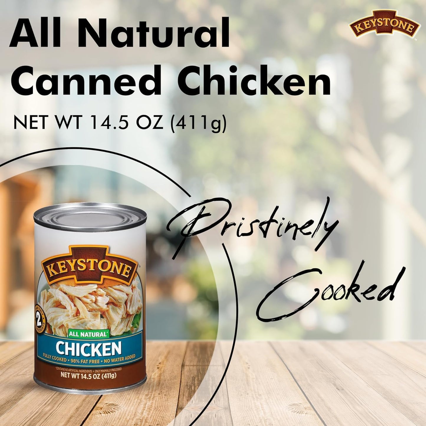 Keystone Variety Pack Canned Meat Case All Natural 14.5 Oz 6 Canned Beef | 4 Chicken | 4 Turkey | 4 Pork & 14 Oz 6 Ground Beef F