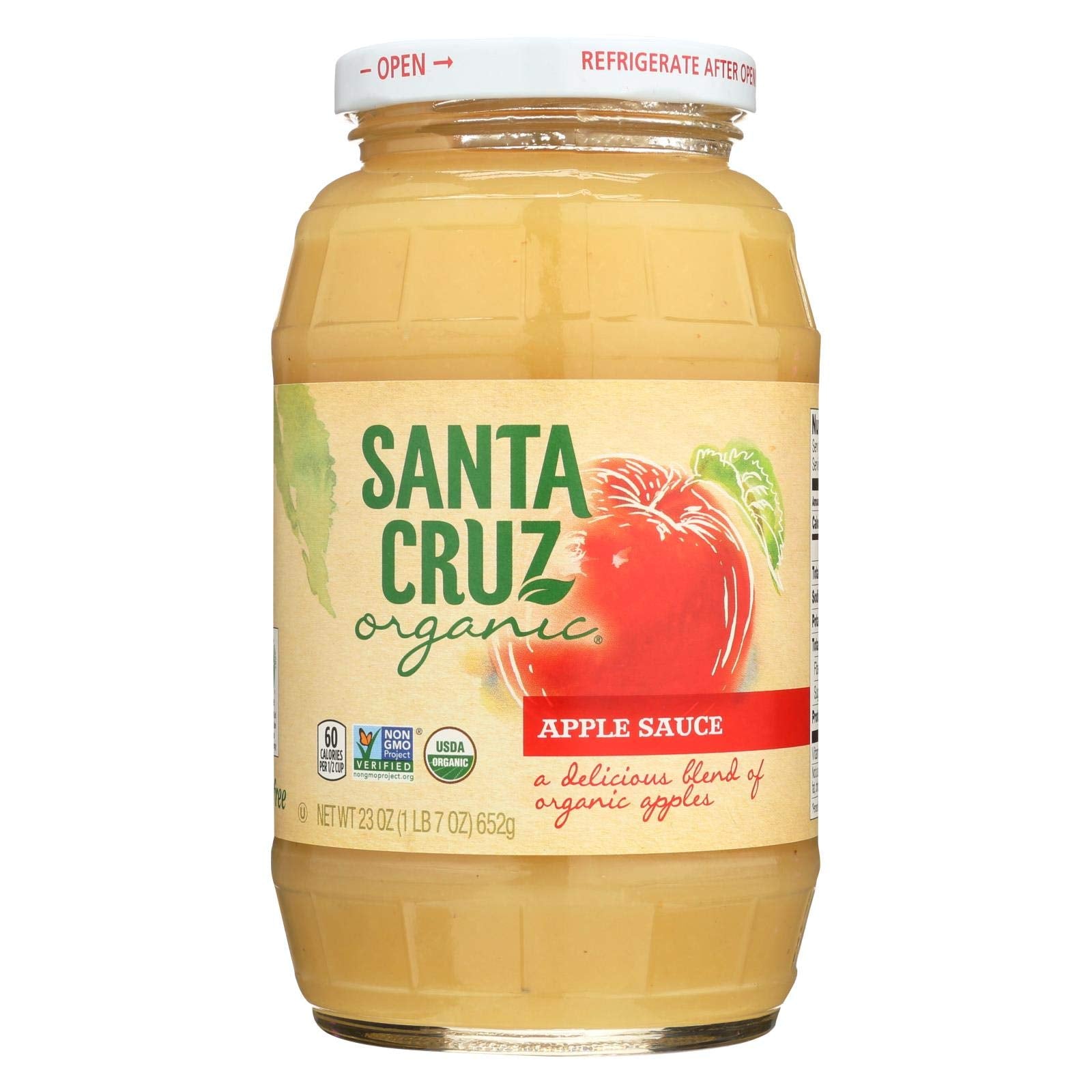 Santa Cruz Organic Apple Sauce, 23 Ounce -- 12 Per Case.12