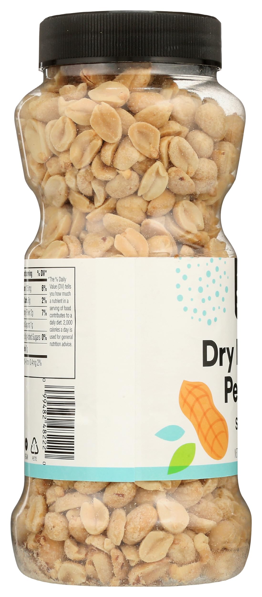 365 by Whole Foods Market, Dry Roasted and Salted Peanuts, 16 Ounce