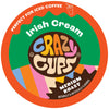 Crazy Cups Irish Cream Coffee Pods, Flavored Coffee Pods In Single Serve Cups Compatible With Keurig K Cups Machine, 22 Count