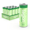 LEGION Energy Drink - Sugar Free, Naturally Sweetened, Lemon Lime Flavor - 12 Pack