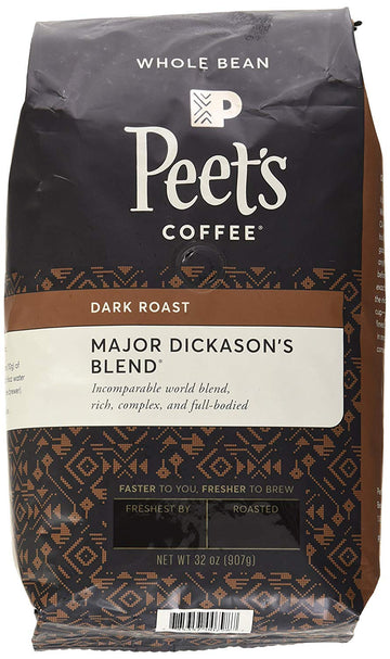 Peet'S Coffee Major Dickason'S Blend Deep Roast, Whole Bean (32 Oz.)