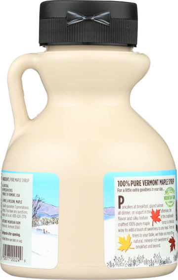 BUTTERNUT MOUNTAIN FARM Rich Amber Maple Syrup Jug, 8 FZ