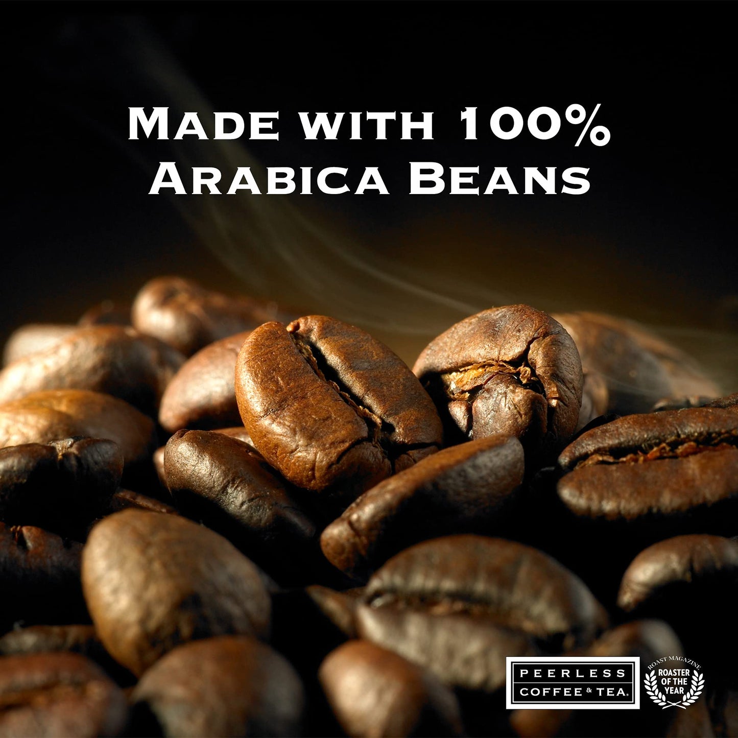 Peerless Organic Dark Roast Whole Bean Coffee (2 Lb.) - Direct Trade Organic French Roast, Made From 100% Arabica Beans From Per