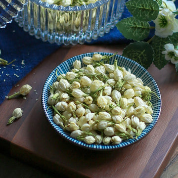 Tooget Fragrant Natural Pure Jasmine Buds Dried Jasmine Flowers Wholesale, Herbal Tea - 4 Oz