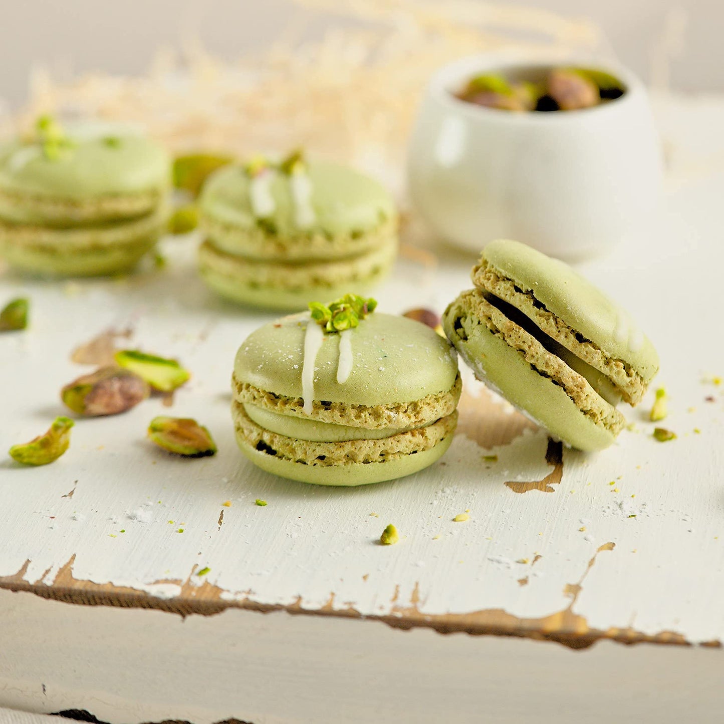 The Pistachio Factory Pistachio Paste - Pastry, Praline, Baking, Cooking, Ice Cream, Gelato, Desert, Macaron