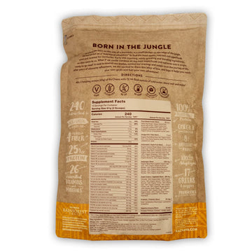 KaChava All-In-One Nutrition Shake Blend, Chai, 85+ Superfoods, 25g Protein, 2lb