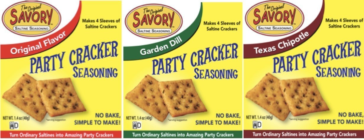 Savory Saltine Seasoning - Sampler Set of 3