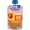 Plum Organics Stage 2, Organic Baby Food, Peach, Banana And Apricot, 4.0 Oz, New Look, Packaging May Vary.