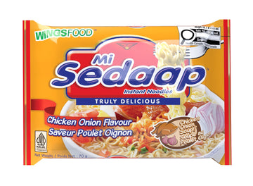 Chicken Onion Flavor Instant Noodles (Pack Of 5) - Mi Sedaap Chicken Onion Soup, Halal Certified