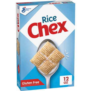 Rice Chex Gluten Free Breakfast Cereal, Homemade Chex Mix Ingredient, 12 Oz