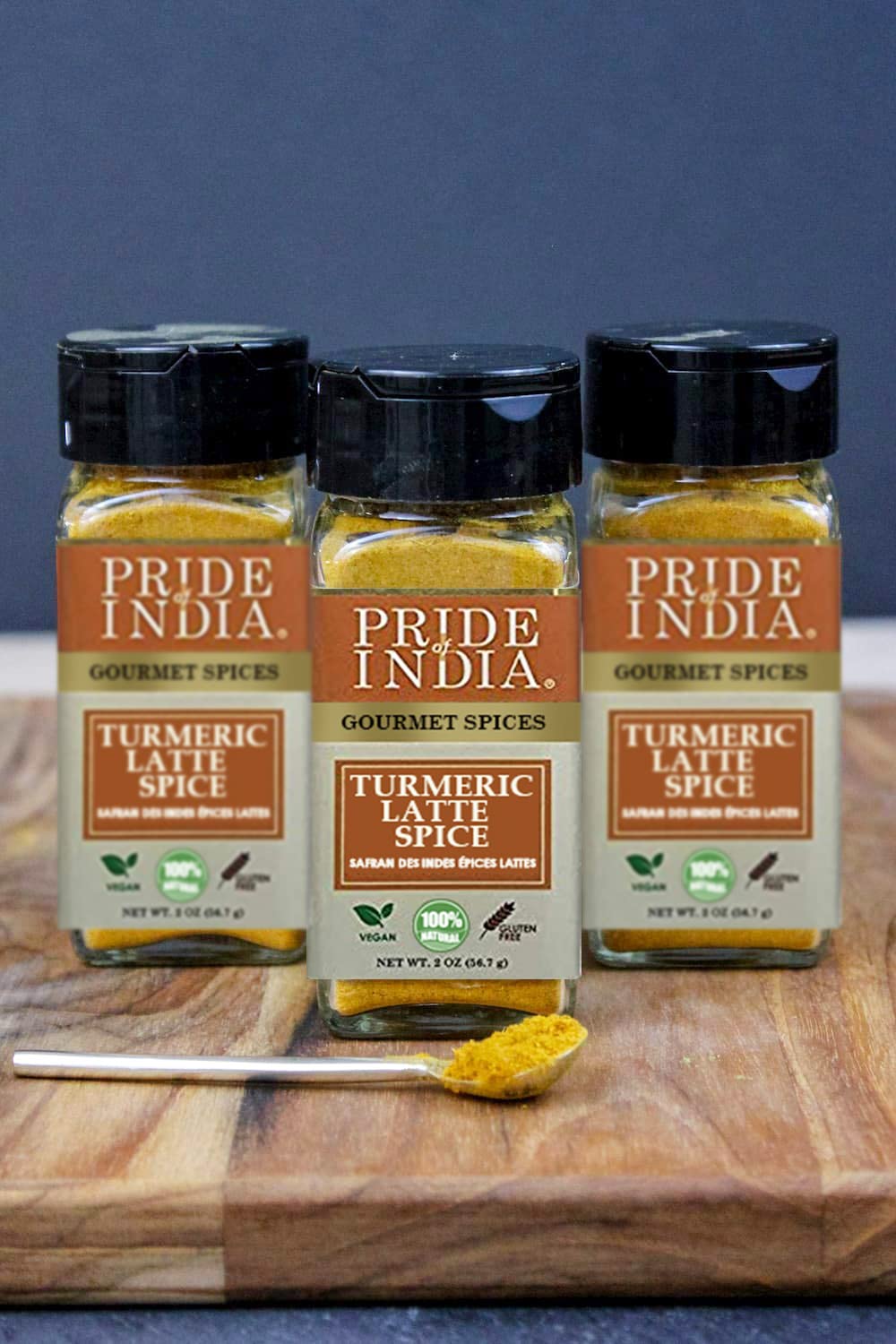 Organic Turmeric Latte Spice Mixpride Of India ?Turmeric Latte Spice Mix ?Gourmet & Warm Tea Spice Blend ?Healthy/Gluten-Free ?I
