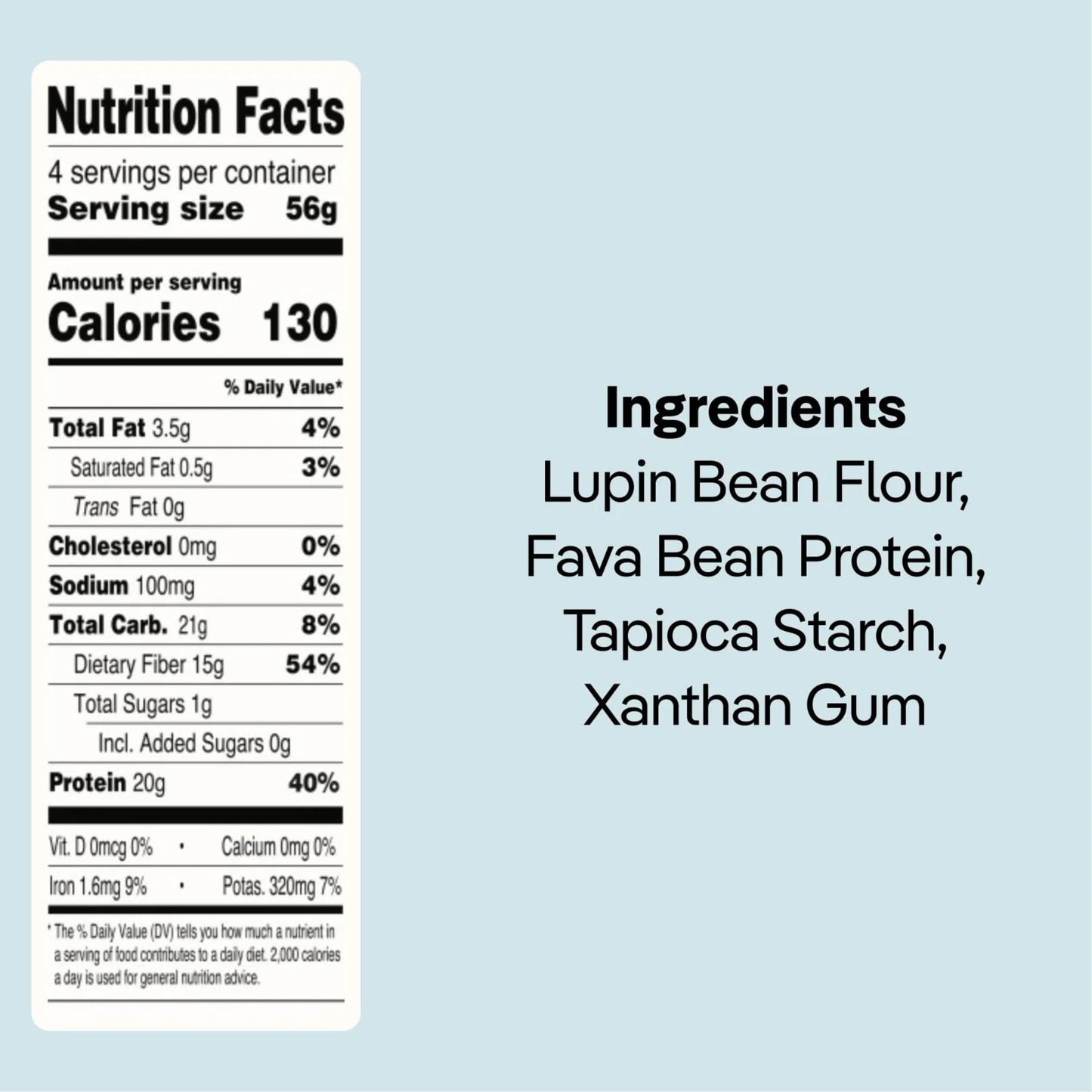 Kaizen Low Carb Keto Pasta Cavatappi - High Protein (20G), Gluten-Free, Keto-Friendly (6G Net), Plant-Based Lupini Noodles Made