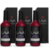 LAVA Premium Concord Transfusion Mix, 3 Pack, Made with Real Grape Juice & Ginger, 33.8 Fl Oz Glass Bottles