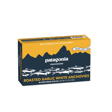 Patagonia Provisions Roasted Garlic Wild Mackerel | Responsibly Sourced In Spain | 21G Protein & Gluten Free
