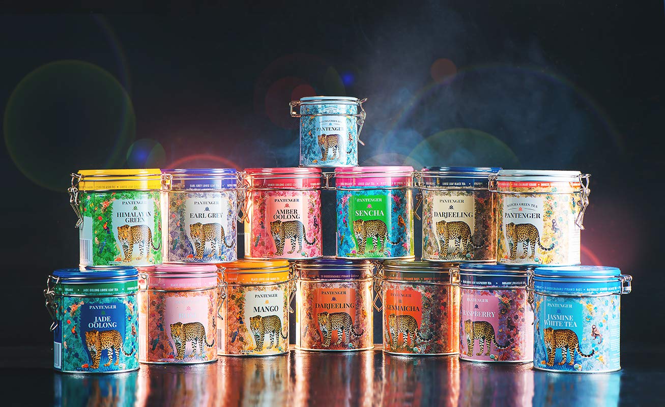 Pantenger Earl Grey Tea Bags | Organic Tea | Finest Ceylon Black Tea Leaves With Bergamot Essential Oil. Black Tea Bags. 20 Sach