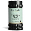 Tea Forte Vanilla Pear Organic White Tea, Loose Tea Canister Makes 35-50 Cups, Lotus Organic White Tea, 2.46 Ounces