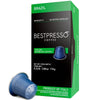 Bestpresso Coffee For Nespresso Original Machine 120 Pods Genuine Espresso Brazil Blend Pods Compatible With Nespresso Original