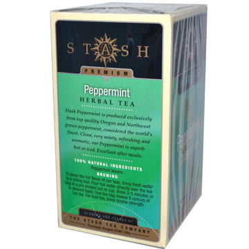 Stash Tea Peppermint Tea, 20 Count, 0.7 Oz