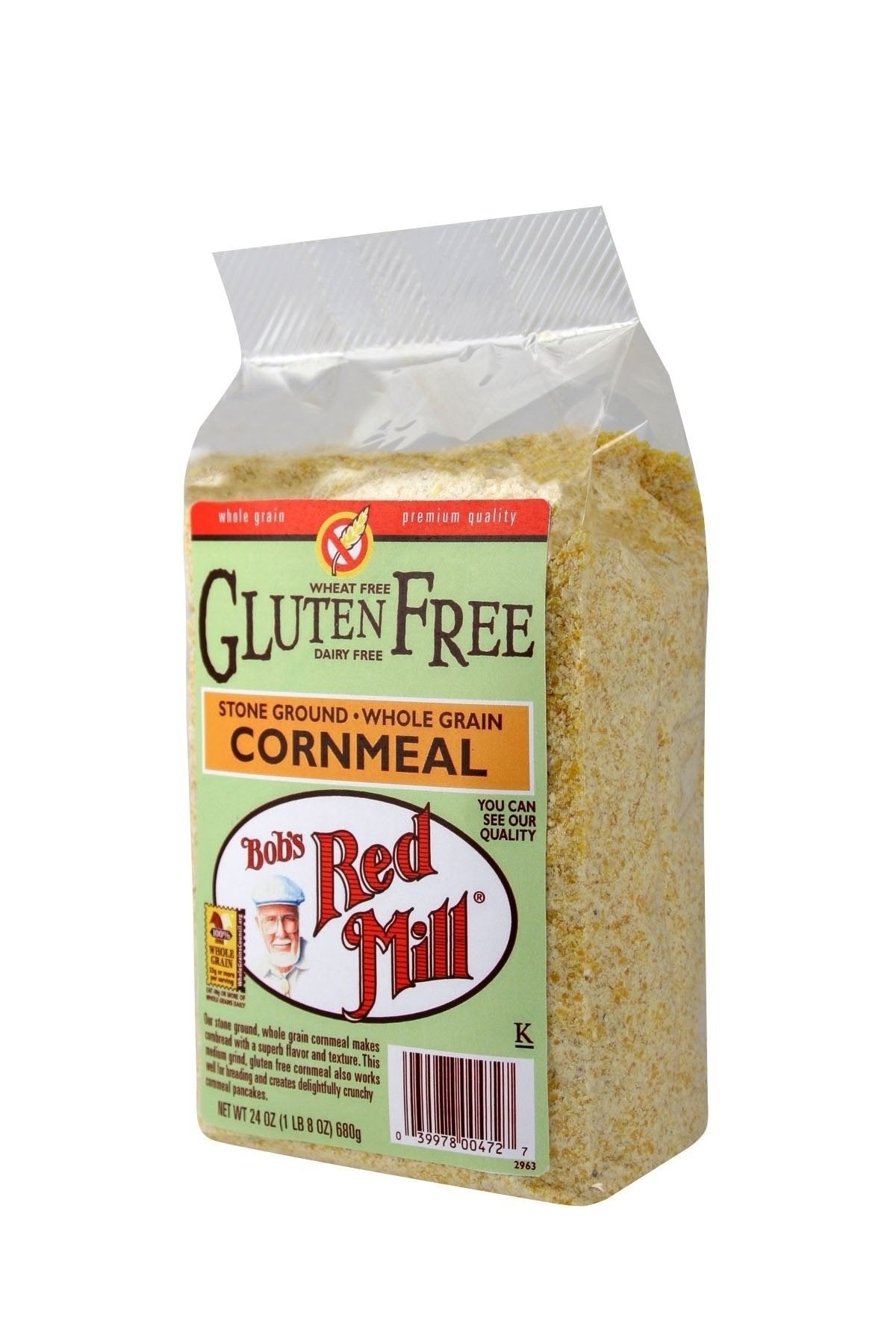 Bob's Red Mill, Corn Meal, Gluten Free, 24 Ounce (Case of 4)