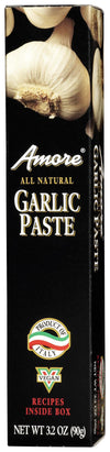 Amore Garlic Paste - Tube, 3.2 Ounce -- 12 per case.