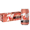 7UP Zero Sugar Shirley Temple Soda, Pomegranate and Cherry Flavor, 12 Pack of 12 Fl Oz Cans