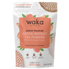 Waka Instant Green Tea Mix, Peach Flavored - 100% Tea Leaves, No Additives, Unsweetened Tea Powder In Bulk Pouch - Easy Quick Ho