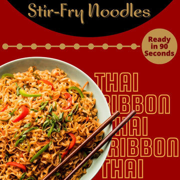 KA-ME Thai Ribbon Stir Fry Noodles, 14.2 Oz, Pack of 6, Model 470556