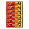 Lucas Skwinkles Pineapple - Tamarind Filled Flavored Sweet & Sour Candy Strips, 0.92oz - 12 Pieces for Treats, Fruit, Parties, P