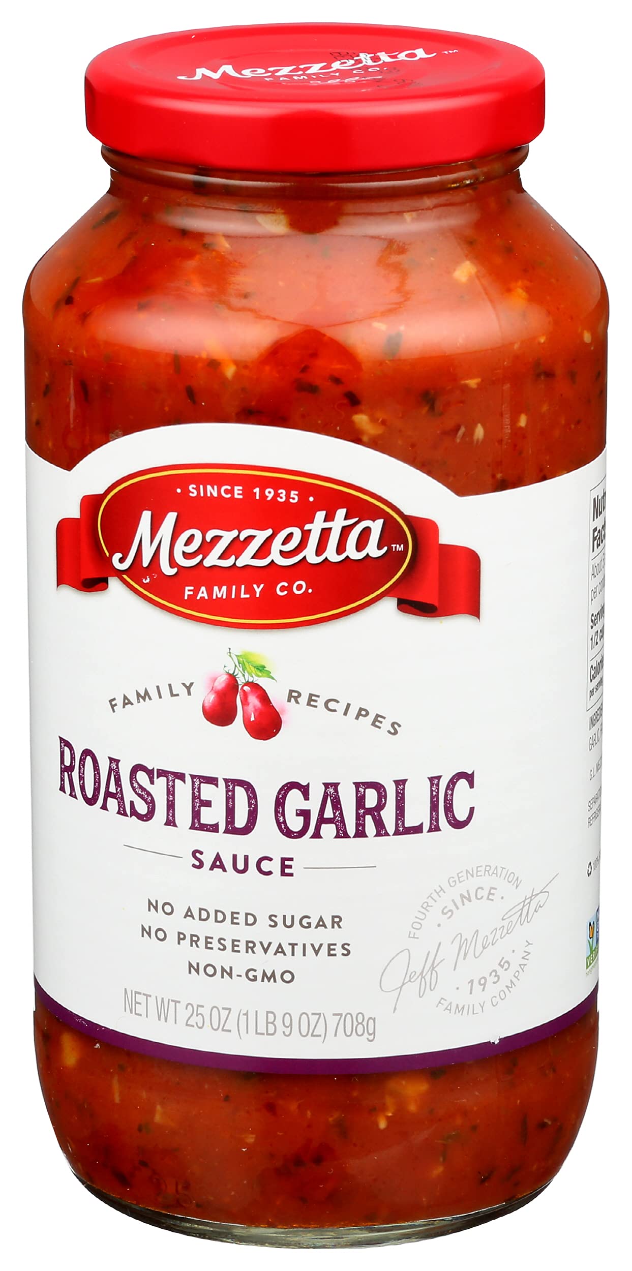 Napa Valley Bistro Pasta Roasted Garlic Sauce, 25 Ounce