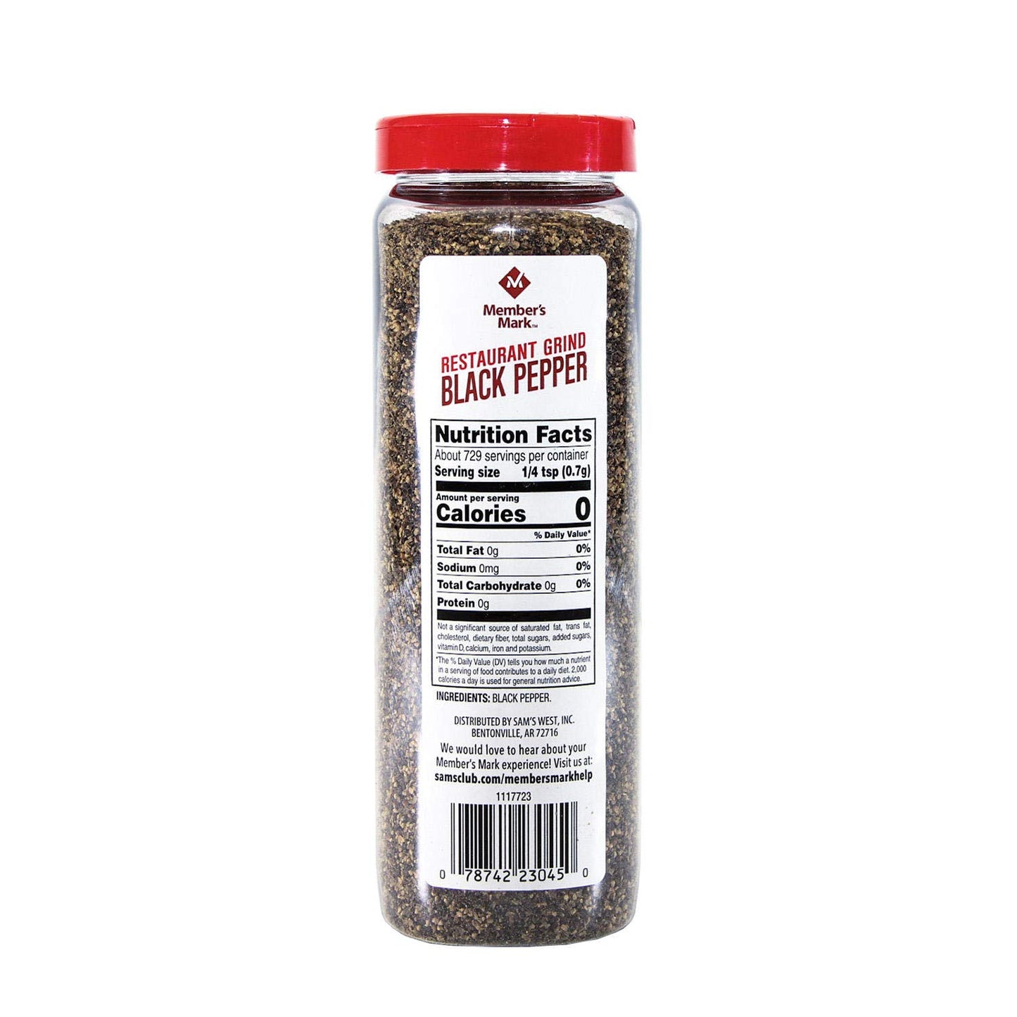 Member'S Mark Restaurant Black Pepper By Tone'S (18 Ounce)