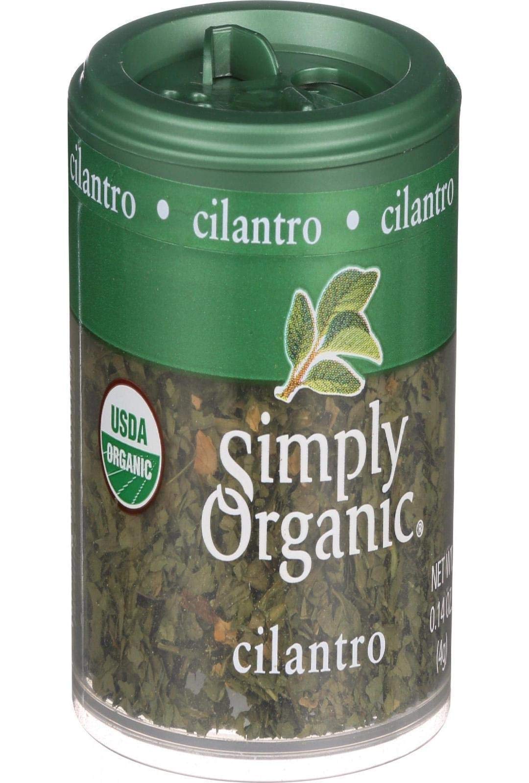Simply Organic Mini Cilantro Leaf, 0.14 oz, Pack of 1, Model 50014