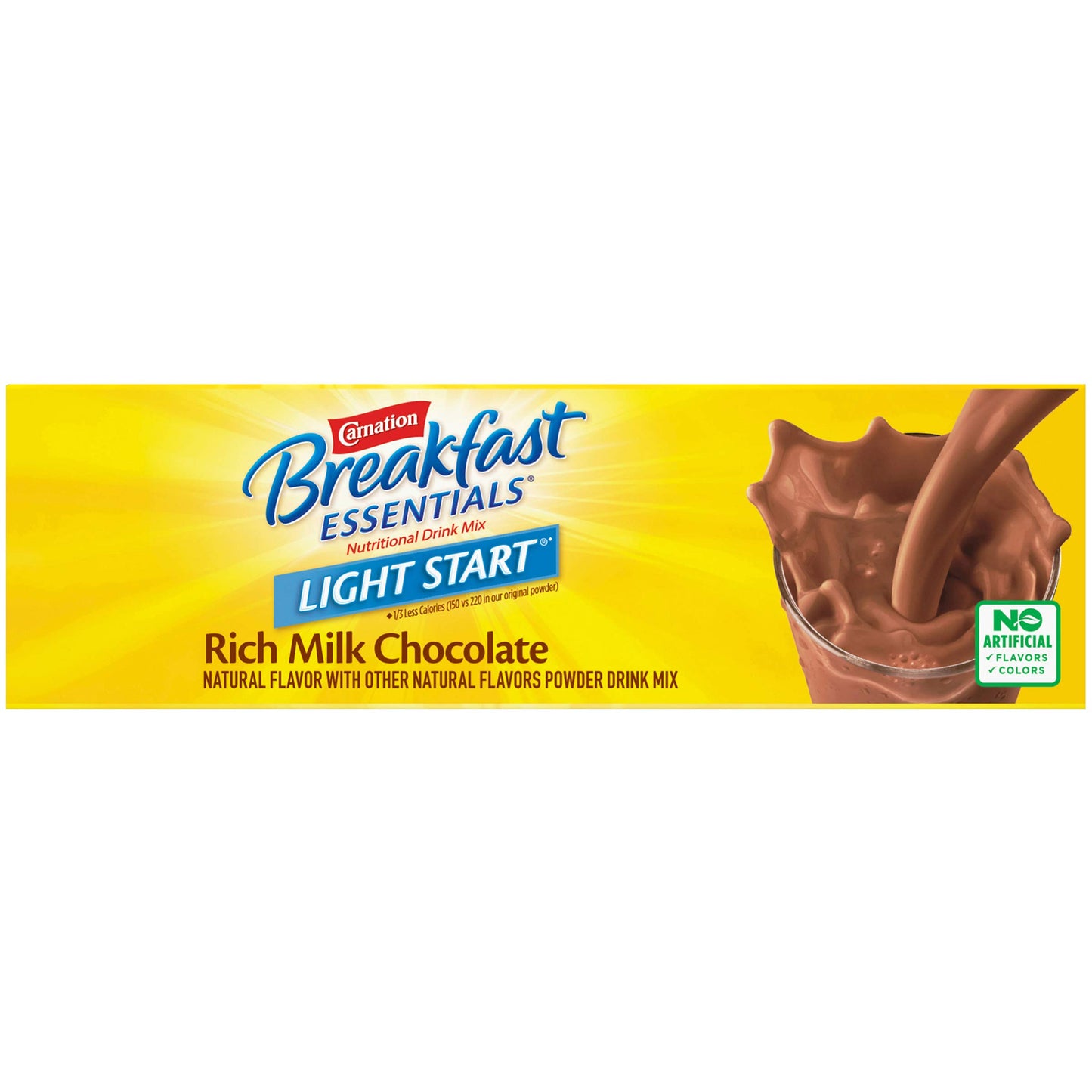Carnation Breakfast Essentials Drink Mix, Rich Milk Chocolate (Pack of 4)