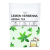 TZTZBOM - Lemon Verbena Tea - 2g x 50 Count - Premium Lemon Tea Bags For Digestion Support & Relaxation - Natural Cut & Sifted L