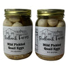 Redhawk Farms Mild Pickled Quail Eggs - Fresh Quail Eggs Hard Boiled & Pickled In A Flavorful Vinegar Brine - Gourmet Snacks & G