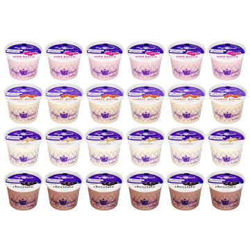 Magic Cup Nutrtitional dietary product Variety Pack 4 oz. cup (Pack of 24) (6 Choc 6 Vanilla 6 Butter Pecan 6 Wild Berry)