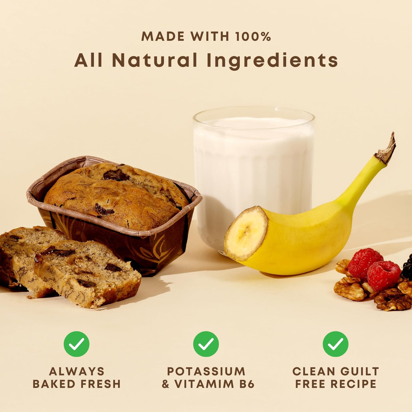 Gourmet Banana Bread By Sweetness Central, Baked Fresh For Each Order, Made With Belgian Chocolate Chips, The Perfect Dessert &