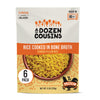 A Dozen Cousins Rice Cooked in Bone Broth Microwaveable Rice Packets | 7g Protein | Contains Collagen (Spanish Yellow Rice, 6 Pa