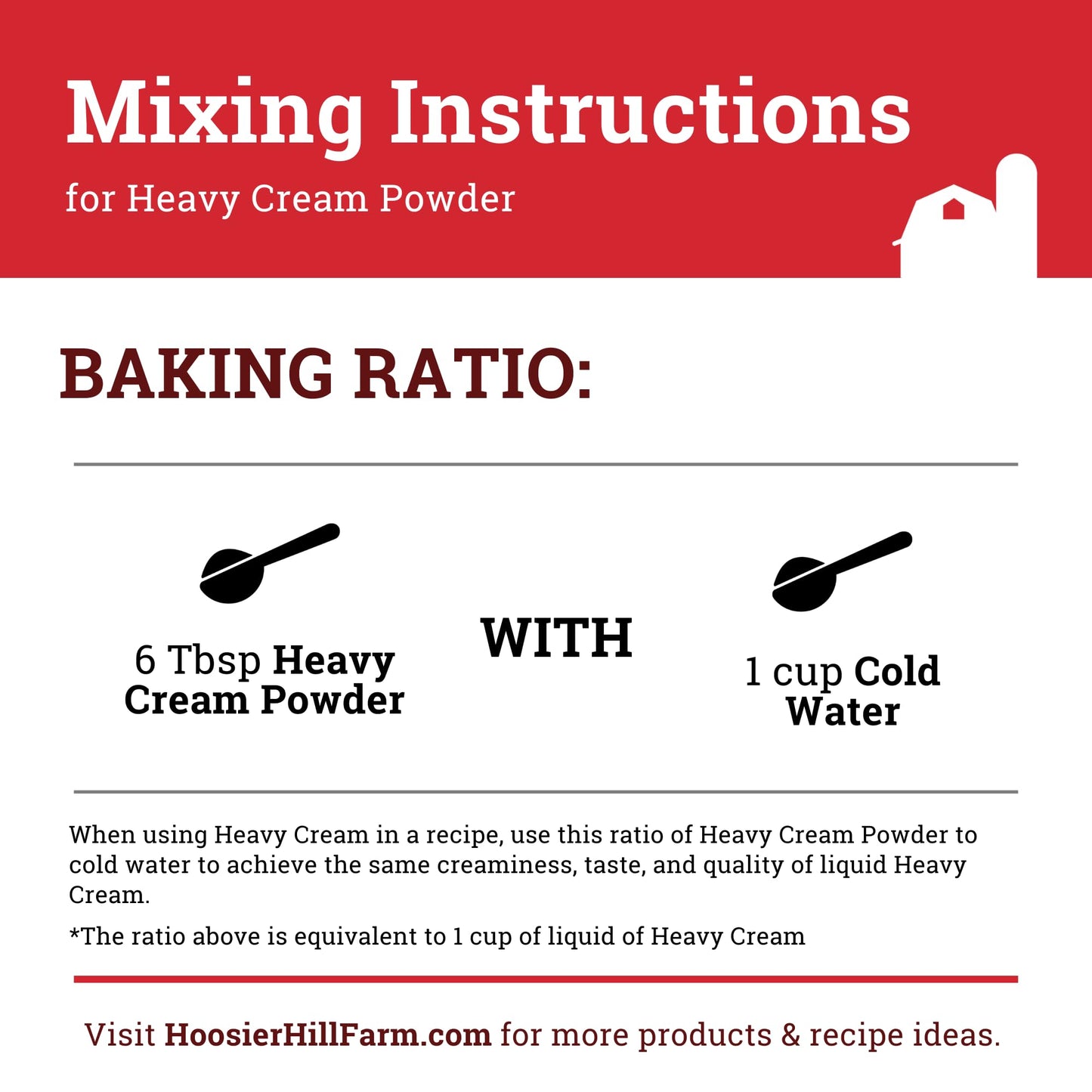 Hoosier Hill Farm Heavy Cream Powder, 2Lb (Pack Of 1)