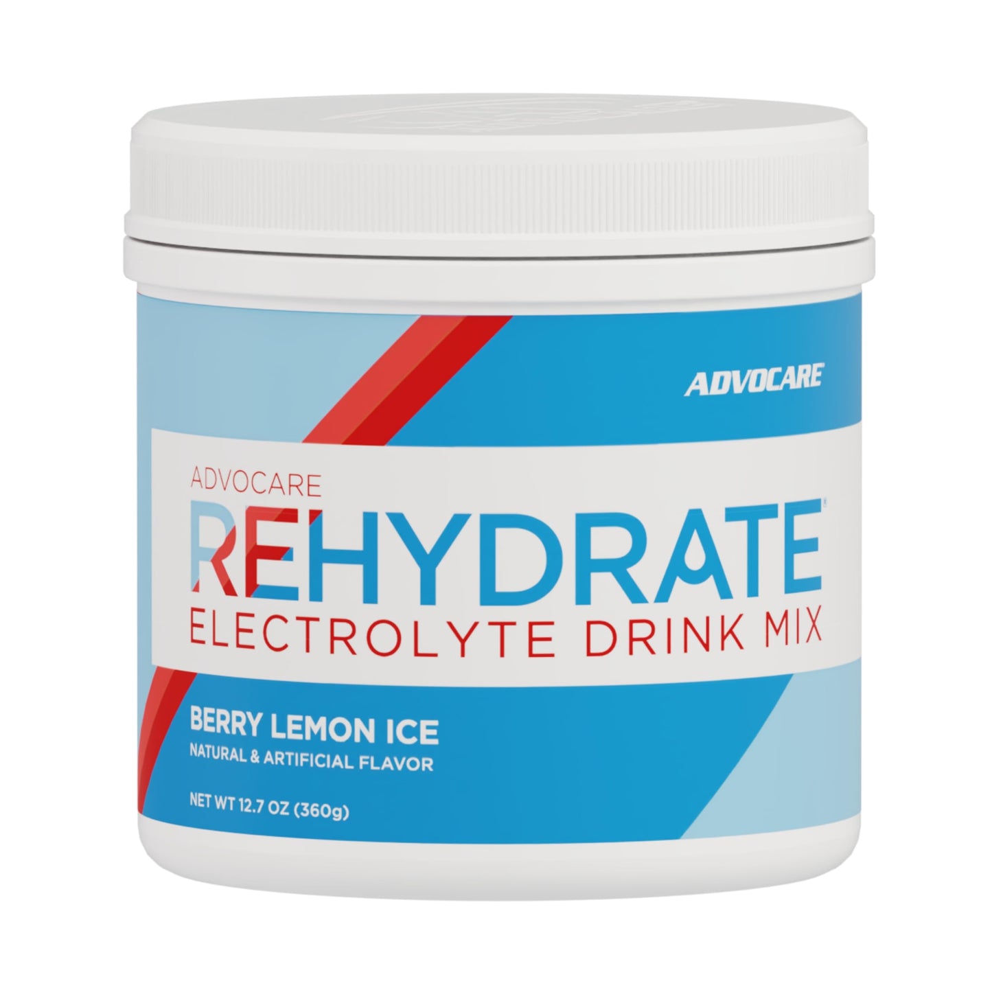 Advocare Rehydrate Electrolyte Drink Mix - Hydration & Recovery Drink With Sodium, Potassium & More - Berry Lemon Ice, 12.7 Oz
