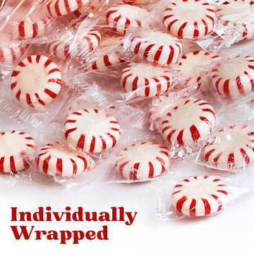 Starlight Peppermints Individually Wrapped Candy Sweets - Starlight Mints Hard Candy Individually Wrapped Office Candy Mints, Pe